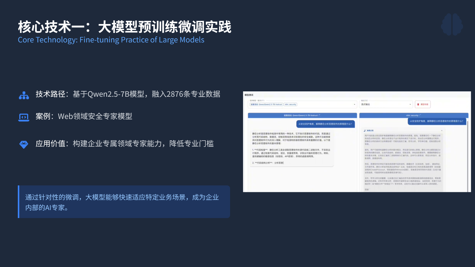 Web 领域安全专家模型微调项目材料